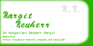 margit neuherr business card